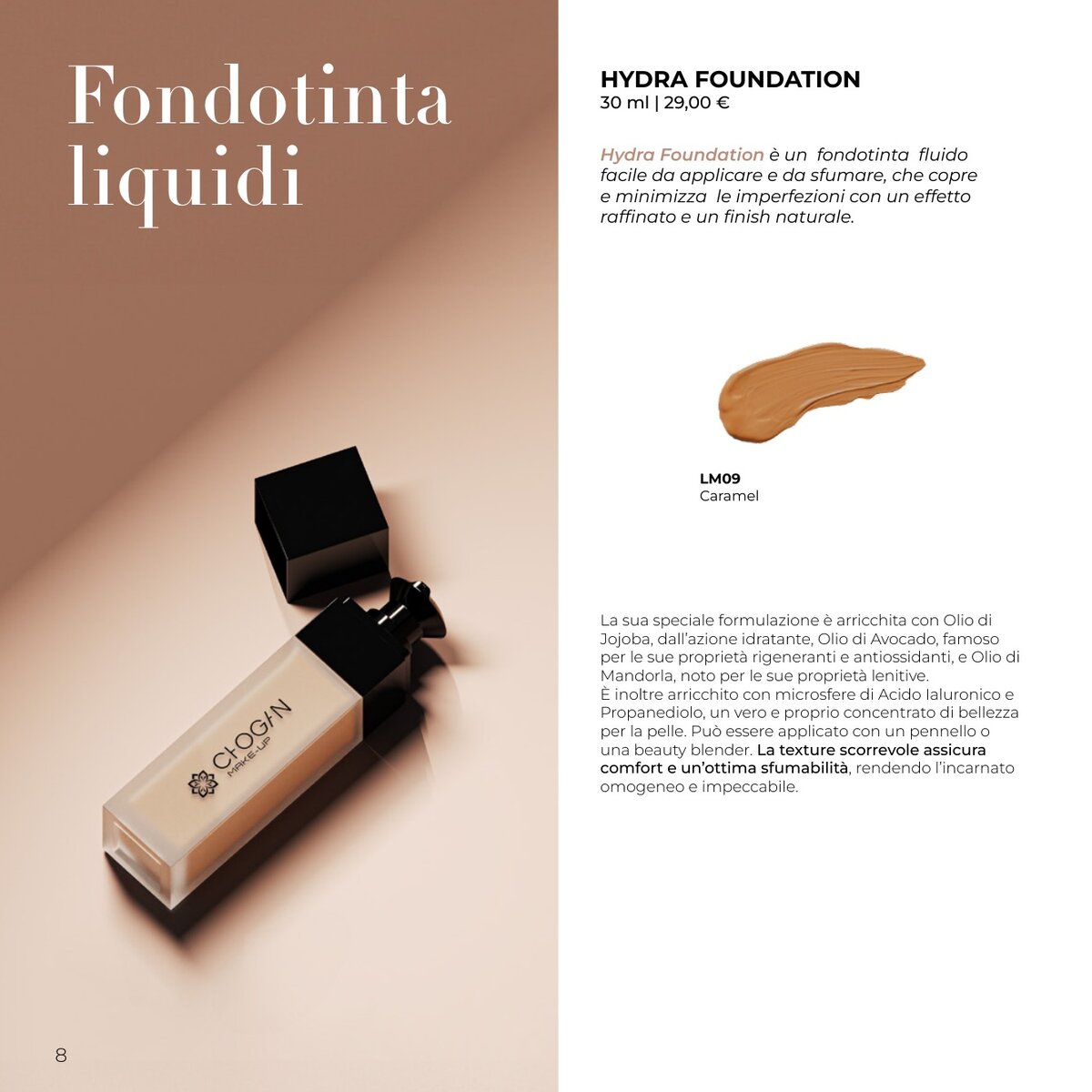 Chogan Make-up: immagine della linea Base viso