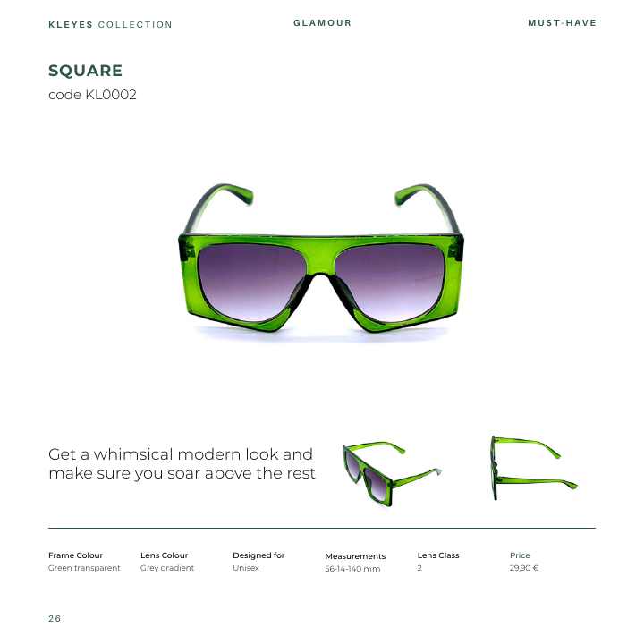 Glamour · catalogo kleyes