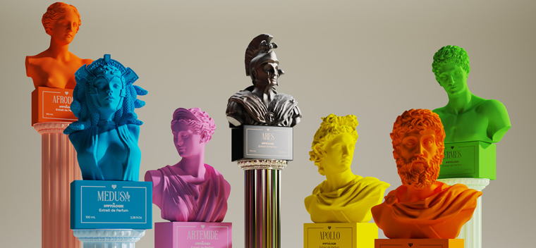 Mytologik Chogan: collezione di fragranze ispirate alla mitologia greca